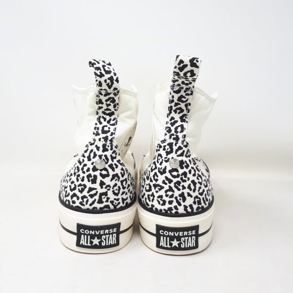 Converse Chuck Taylor Lift Platform Hi Animalier White Womens 10.5 Shoe Sneaker - Picture 6 of 12